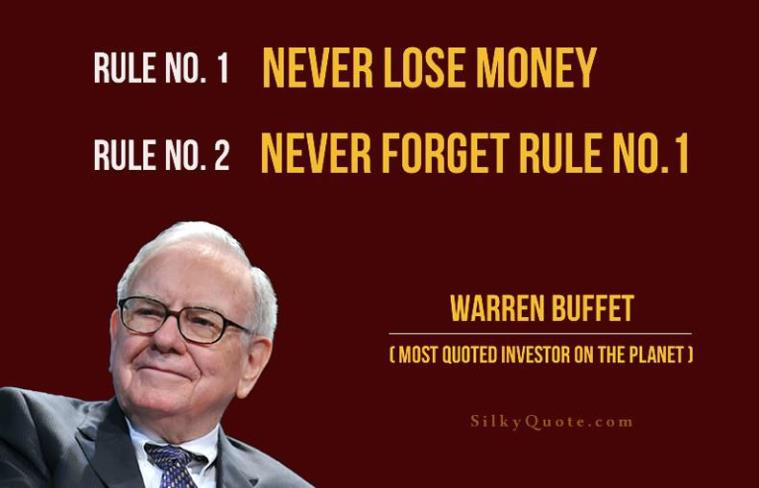 The Rules of Investing: “Don’t lose money”